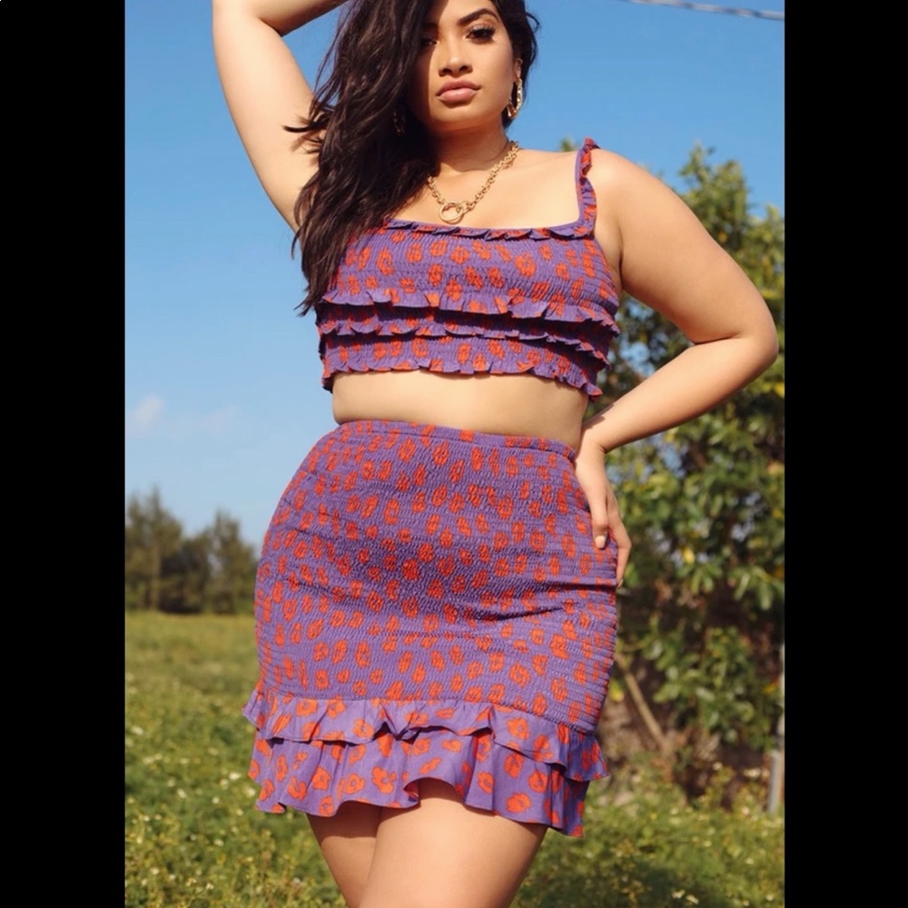 REBDOLLS “Day Dream of Me” skirt set